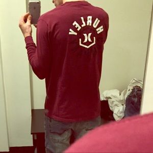 Size large long sleeve Hurley graphic tee men’s